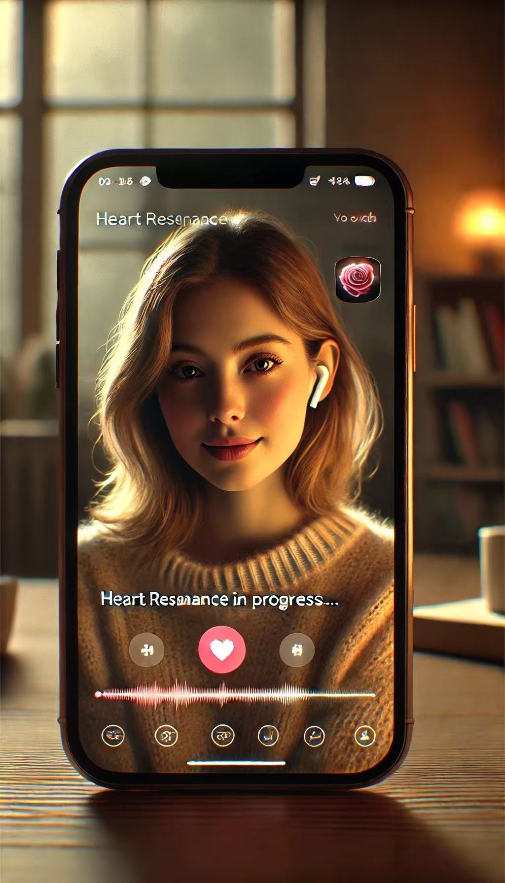 SoulLink conversation and mood check-in preview